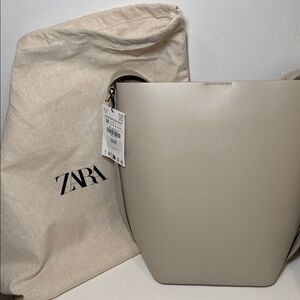 Zara Cream Shoulder Bag